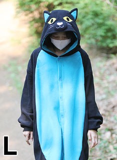 (ch기모동물잠옷) 블루캣 L size [겨울용동물잠옷/고양이잠옷]